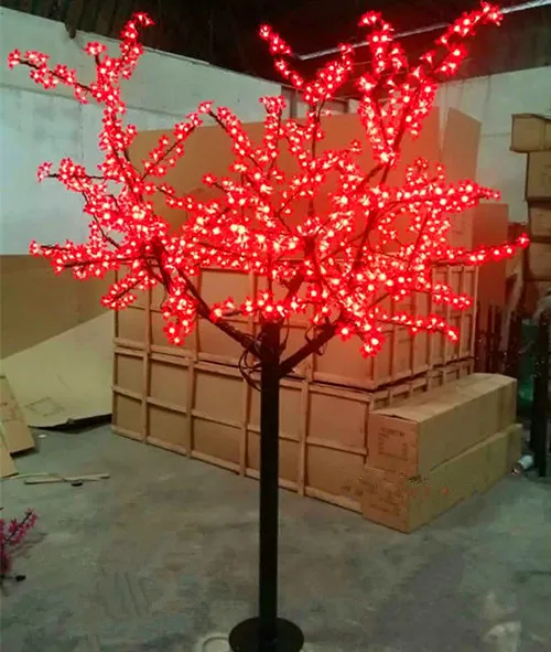 Бесплатная доставка Рождество Праздник Свадьба LED Вишневое дерево свет 960 шт