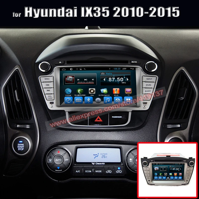 Автомобиль аудио DVD GPS navifation Android Поддержка Bluetooth SWC мультимедийный плеер для HYUNDAI