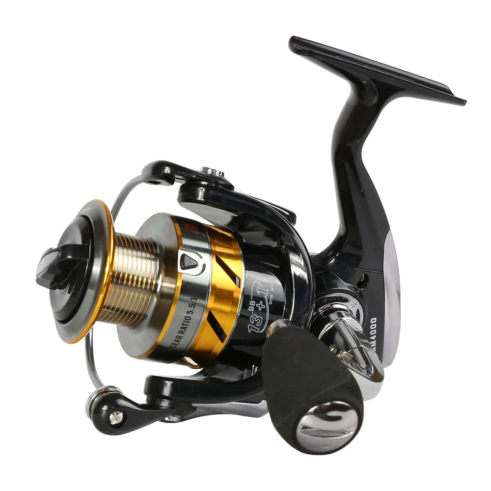 Металлическая катушка спиннинговая Рыболовная 13 + 1 шарикоподшипник улучшенная