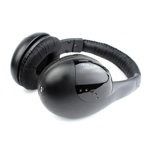 Новые наушники 5 в 1, Hi-Fi гарнитура, беспроводные наушники с fm-радио для MP3, ПК, стерео, ТВ, CD, беспроводные