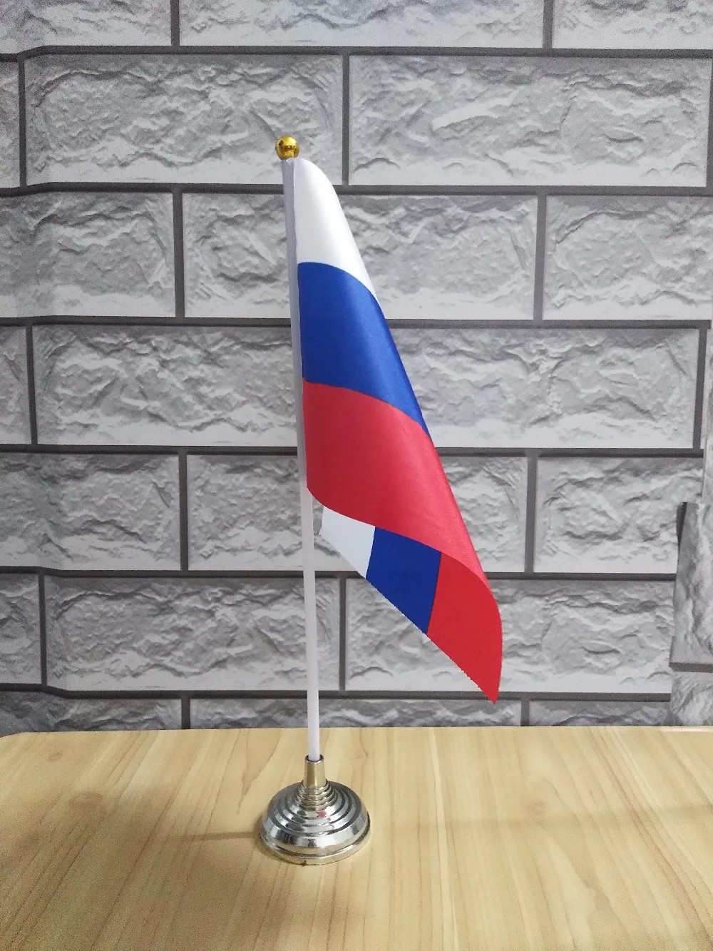 Настольная лампа в российском стиле 14x21 см с флагами Бесплатная доставка