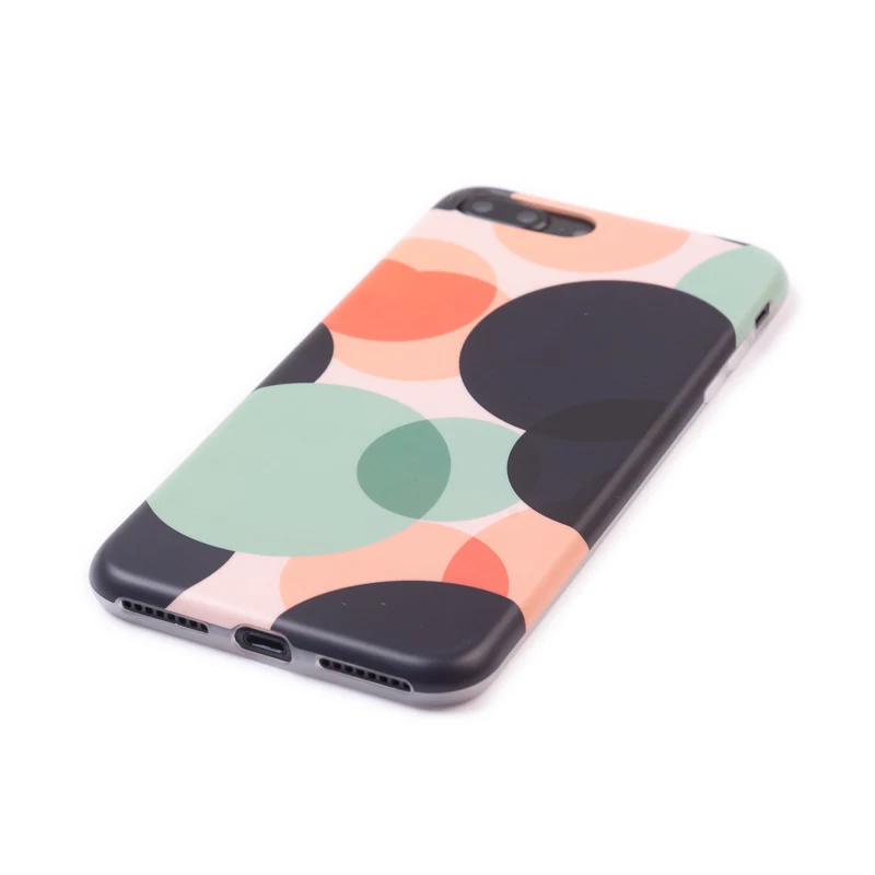 Luxury Brand Matte IMD Soft Silicone Cover for iPhone case 7 Plus 8 XR X 10 XS Max 6 6S Cute Cartoon Simple Spot Kawaii Coque |