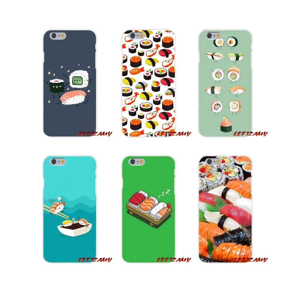 Мягкие прозрачные чехлы для Xiaomi Mi6 Mi 6 A1 Max Mix 2 5X 6X Redmi Note 5 5A 4X 4A 4 3 Plus Pro Japanese sushi Kawai Food |