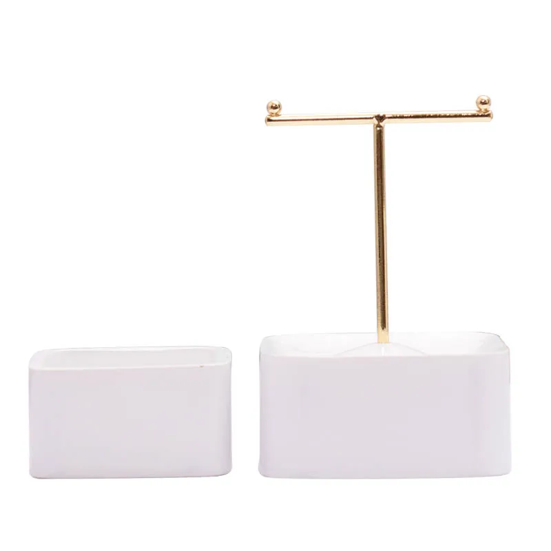 

Earrings Display Holder Jewelry Display Boxes Jewelry Storage Box Metal and Resin Earrings Stand