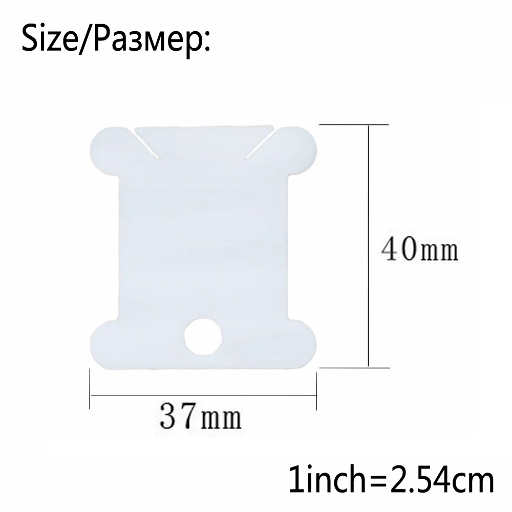 150 шт. пластиковые белые шпульки для ниток шпули хранения держатель вышивки