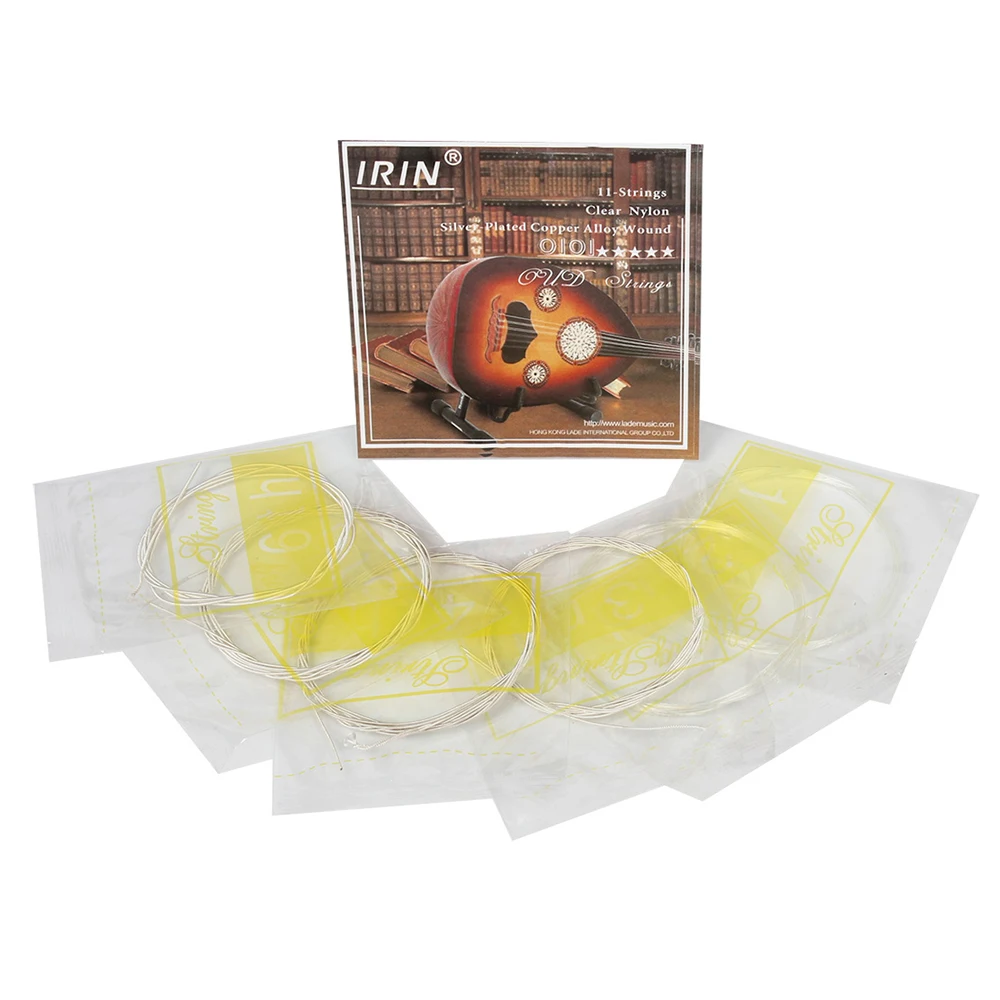 

Новое поступление! Набор струн Oud (D-A-E-B-F) из прозрачного нейлона, Посеребренного медного сплава, 10 струн