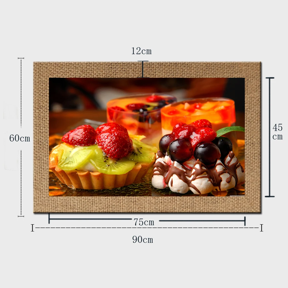 Toothsome вкусное мороженое холст печати для Гостиная современный Картины настенные