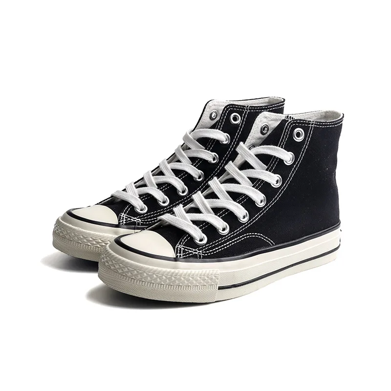 Новинка Мужская парусиновая обувь модная Уличная на высоком каблуке 2019 Обувь На