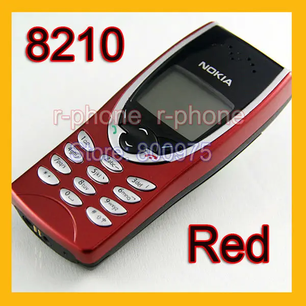 NOKIA 8210 мобильный телефон 8210 сотовых телефонов Восстановленный разблокированный GSM 900/1800
