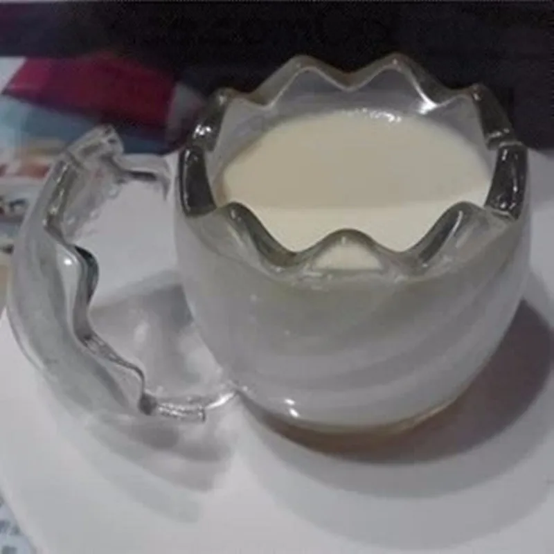 Цеартивный стеклянный в виде яйца десертная чашка прекрасное мороженое чаша Smoth