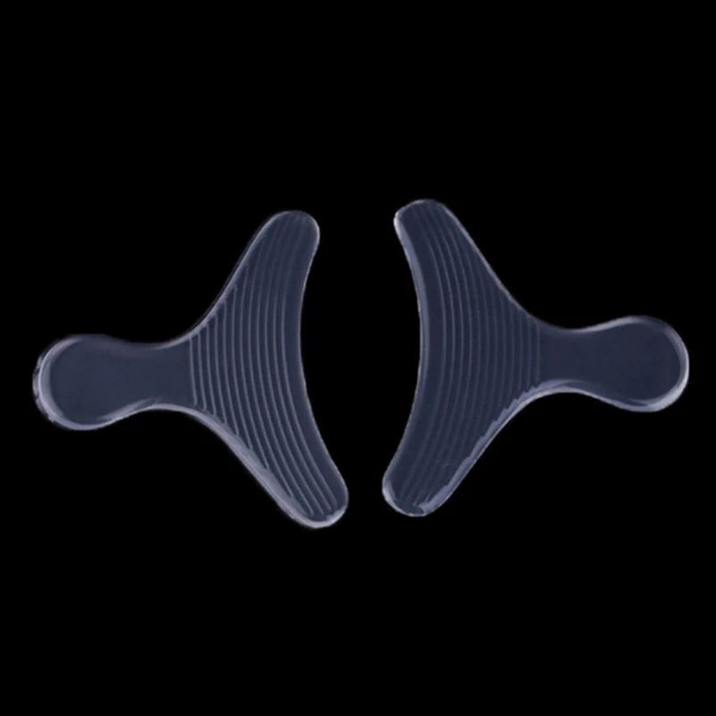 1 пара Т образных силиконовых мягких вкладышей для пятки удобные подушечки ухода