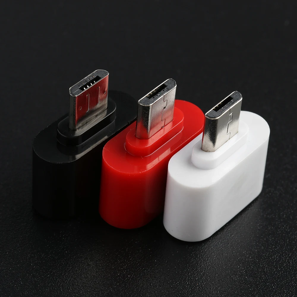 1 шт. Новый портативный полезный Micro USB мужчина к 2 0 Женский адаптер OTG конвертер