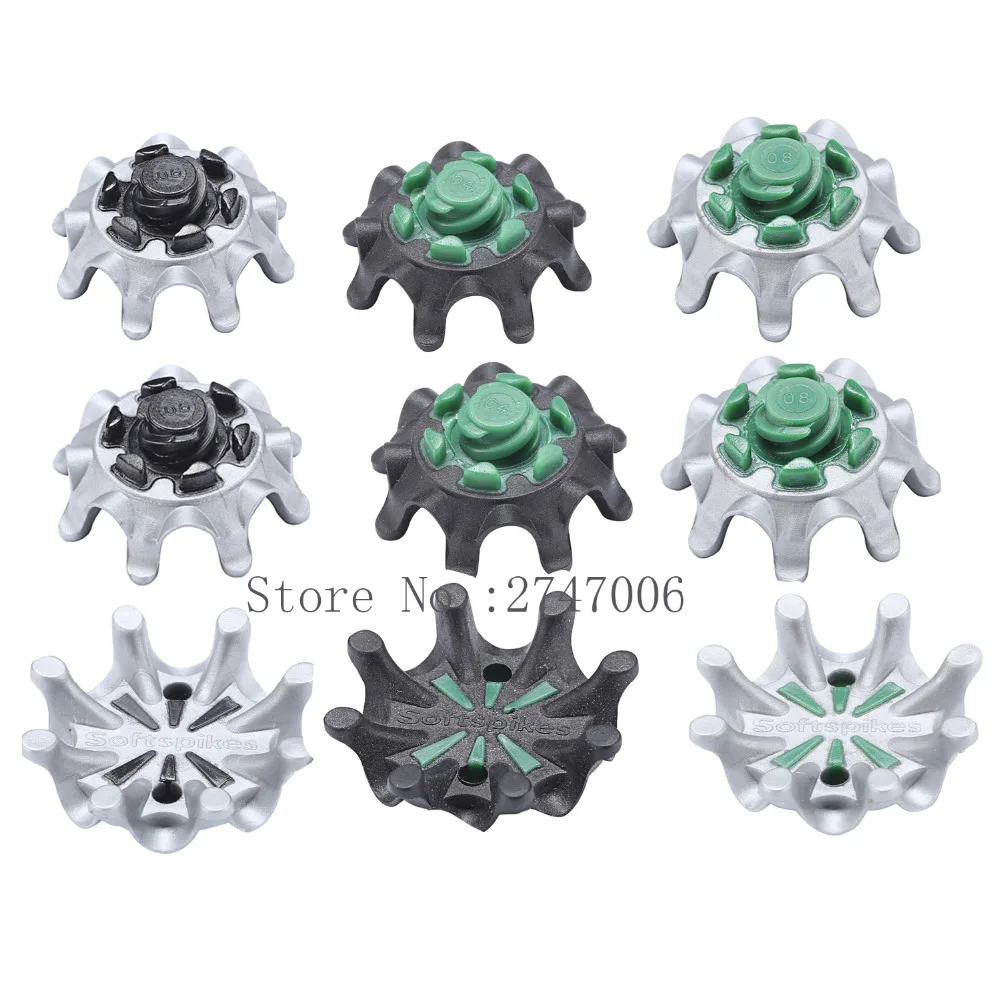 Оптовая продажа 200 шт. Гольф Softspikes шипы для клюшки гольфа Tri Лок Быстрый Твист