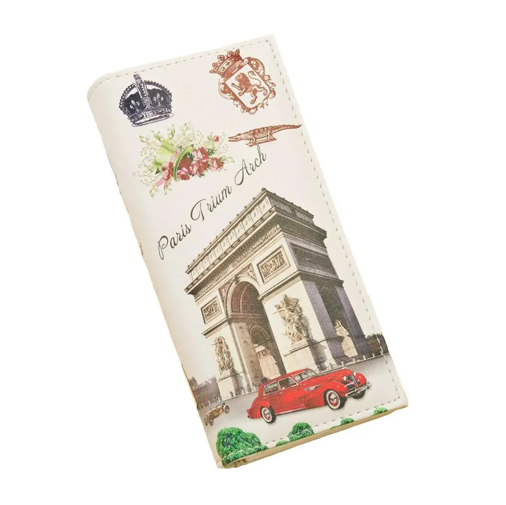 Triumphal Car Милый длинный клатч для девушек и женщин, женский кошелек, кошелек для монет - Цвет: Triumphal Car