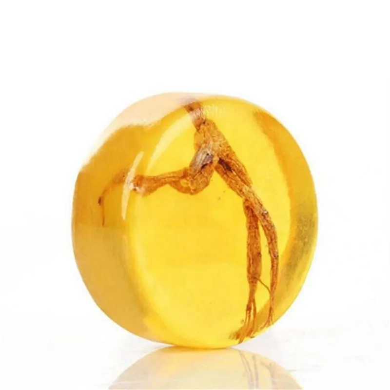 

HandMade Oil Control Exfoliating Shrink Pore Anti Bacterial Bath Shower Remover Cleansing Ginseng Revitalizing Soap 100g