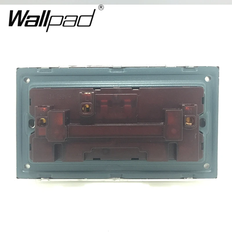 2 банды 6 Pin Универсальная Розетка с переключателями Wallpad роскошный настенный