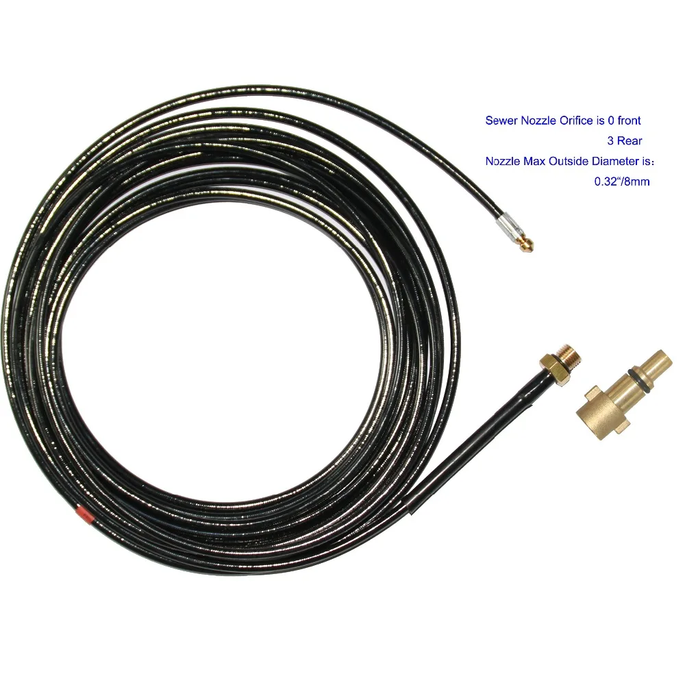 A03 8 м мойка высокого давления очистка канализационных труб мини-шланг для чистки