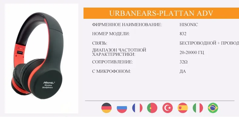 Hisonic Складная гарнитура беспроводные наушники airoha чип время микрофон игровой беспроводной Auriculares Audifonos bs-sun 832