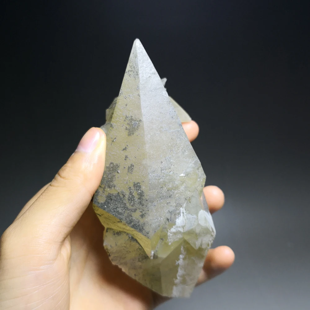 415 г красиво камни и минералы Rock Золотой желтый кристалл кальцита