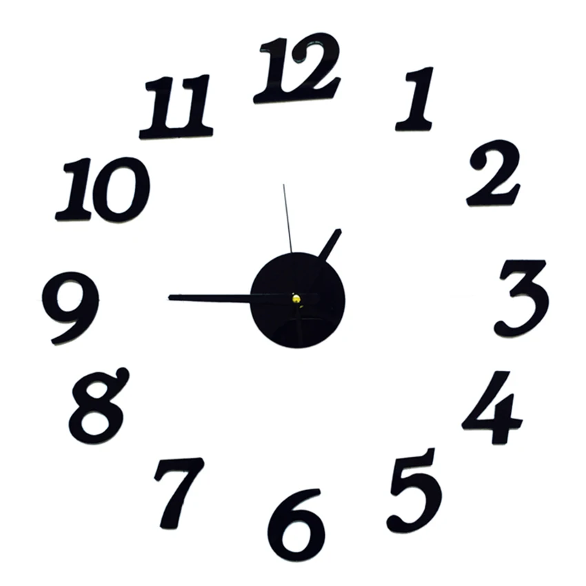 2020 модные 3D Уникальные Наклейки на трубу самоклеющиеся настенные часы для