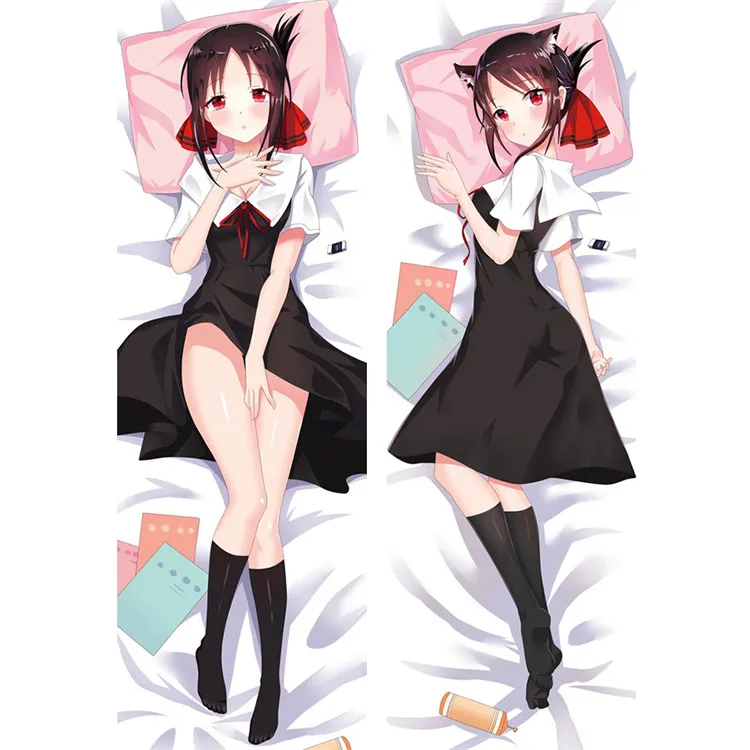 95034 Чехол для Kaguya-sama: Love Is War dakimakura, чехол для подушки Shinomiya Kaguya Fujiwara Chika hugging body - Цвет: 95034