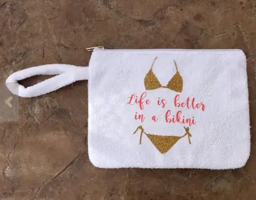 Пляжные косметички Aloha для подружки невесты сумки косметики уникальный подарок