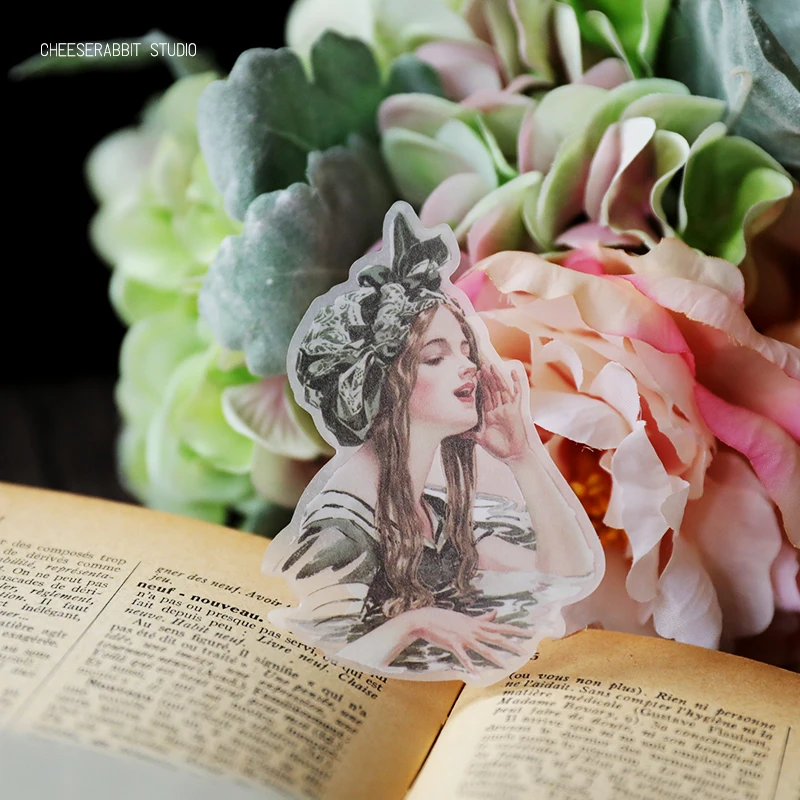 Ksccraft 58 шт. винтажные женские вельветовые наклейки для скрапбукинга Happy planner/изготовление открыток/проект журналов