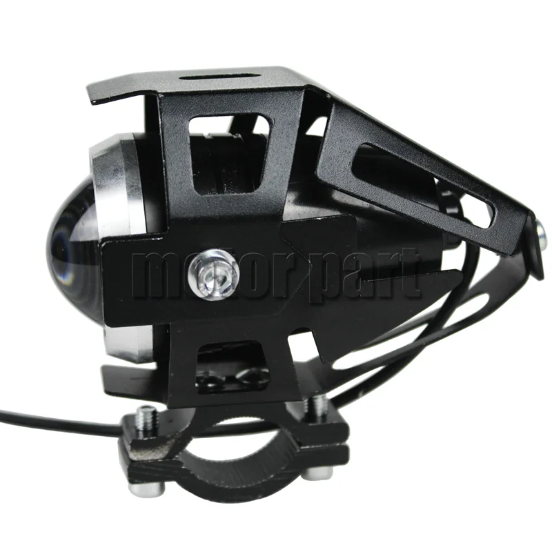 U5 Motorcycle Led Headlight Spotlight Driving Fog Spot Light Strobe Lamp Switch Moto Motorbike Accessories | Автомобили и