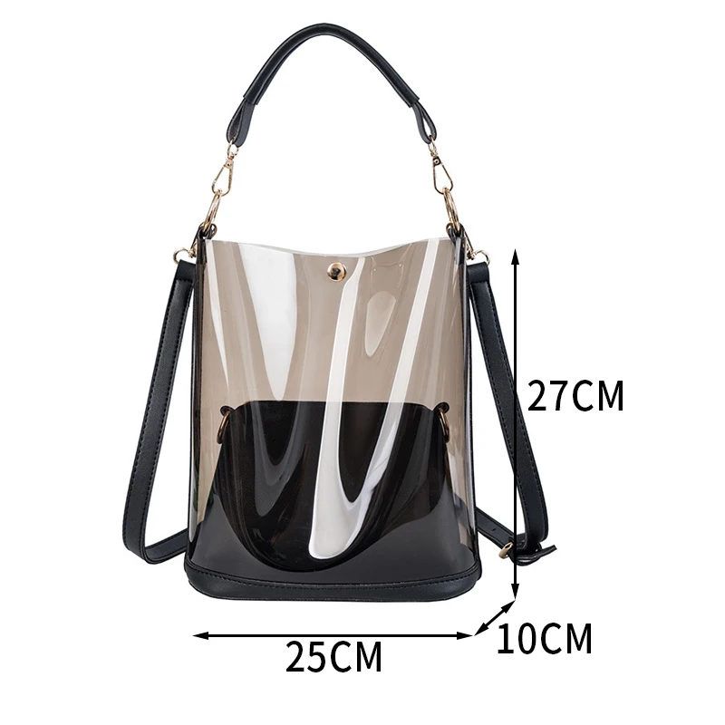 EXCELSIOR повседневная женская сумка ПВХ прозрачная одноцветные сумки Новое