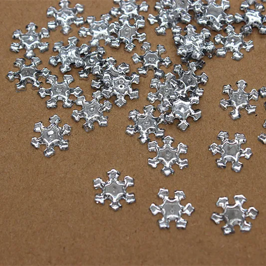 200 шт. 12 мм в форме снежинки прозрачные акриловые кристаллы стразы с плоским