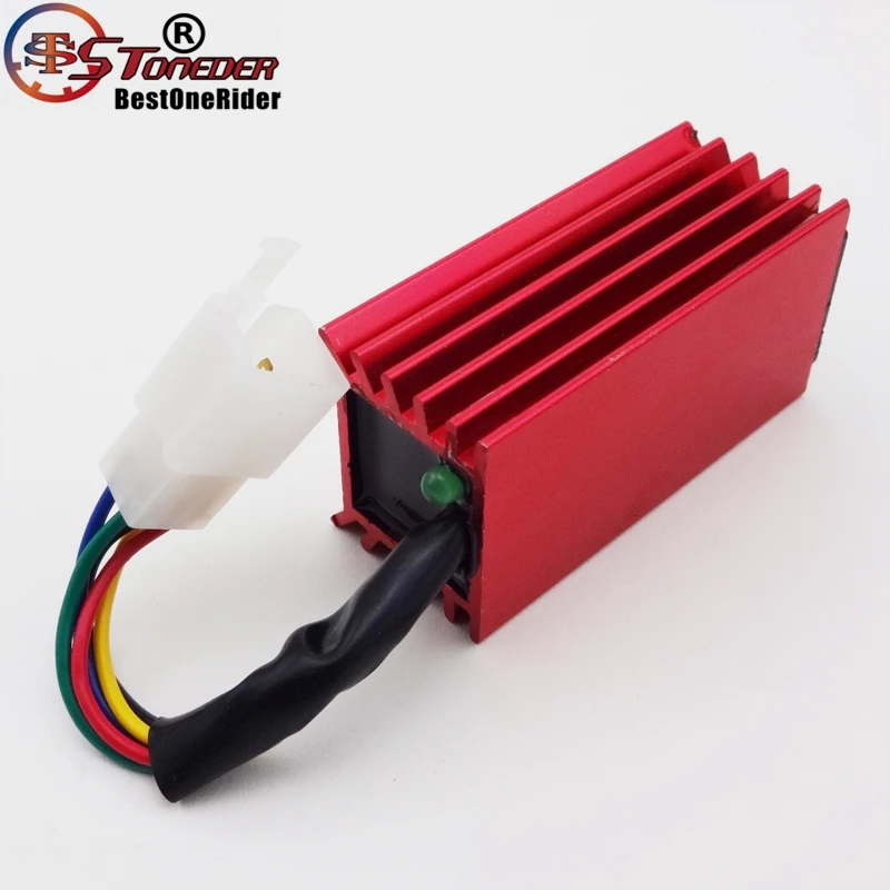 STONEDER красный 5 Pin гоночный AC Зажигание CDI Коробка для 50cc 90cc 110cc 125cc 140cc 150cc 160cc питбайк CRF50 TTR XR SSR YCF