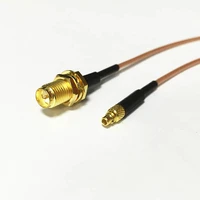 new modem connexion cable rp sma female jack nut switch mmcx male plug rf pigtail connector rg178 cable 15cm 6inch