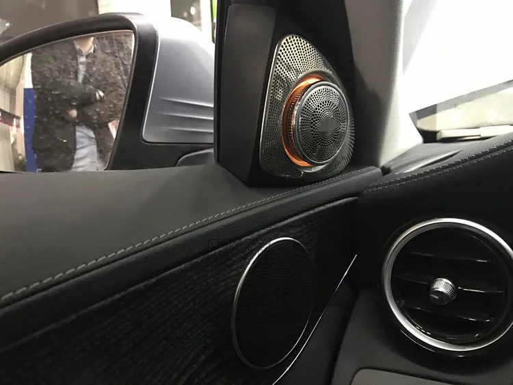 C Класс w205 C63 зеркальная крышка Twitter аудио для W205 высокого класса 3D динамик объемного звучания