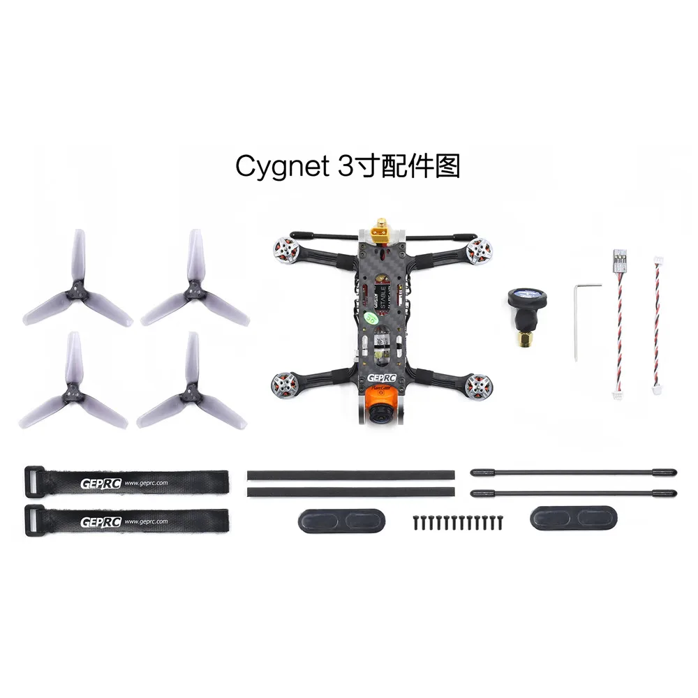 GEPRC GEP CX Cygnet 145 мм 3 дюймовый стабильный F4 20A 48CH RunCam Split Mini 2 1080P HD RC FPV гоночный