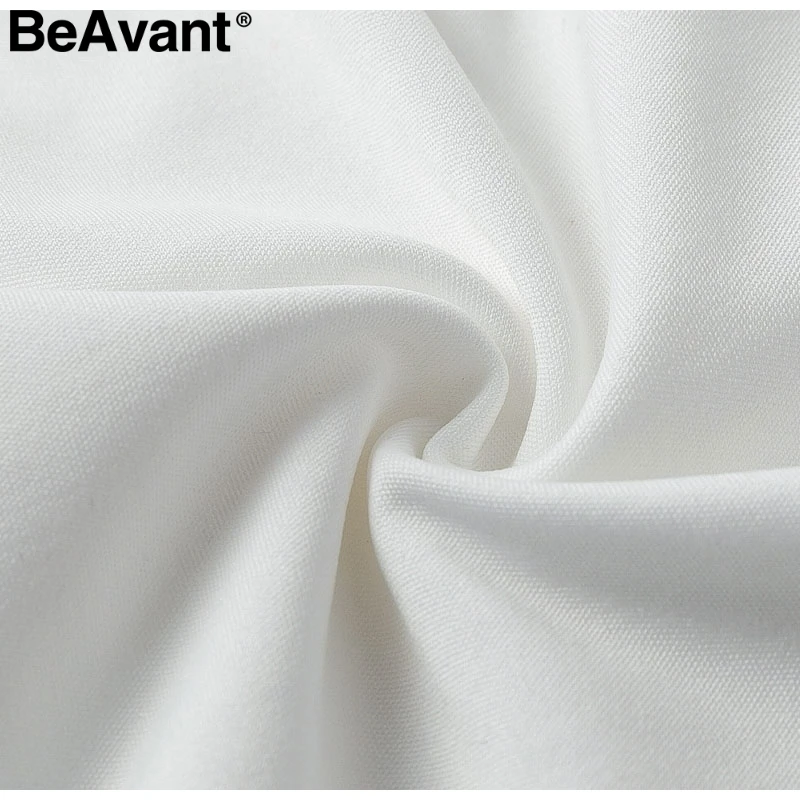 BeAvant, винтажное Сетчатое белое платье в горошек, женские летние платья с оборками и длинным рукавом, Женские Элегантные короткие платья для вечеринок vestidos