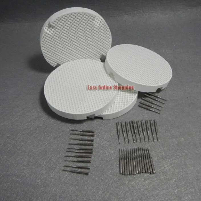 4 шт. стоматологические лабораторные сотовые обжиговые лотки с 40 металлическими