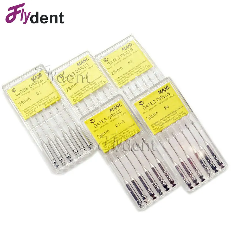 Стоматологические 28 мм Ворота Glidden Endodontic напильники Reamers буры Endo ворота дрели стоматологические материалы