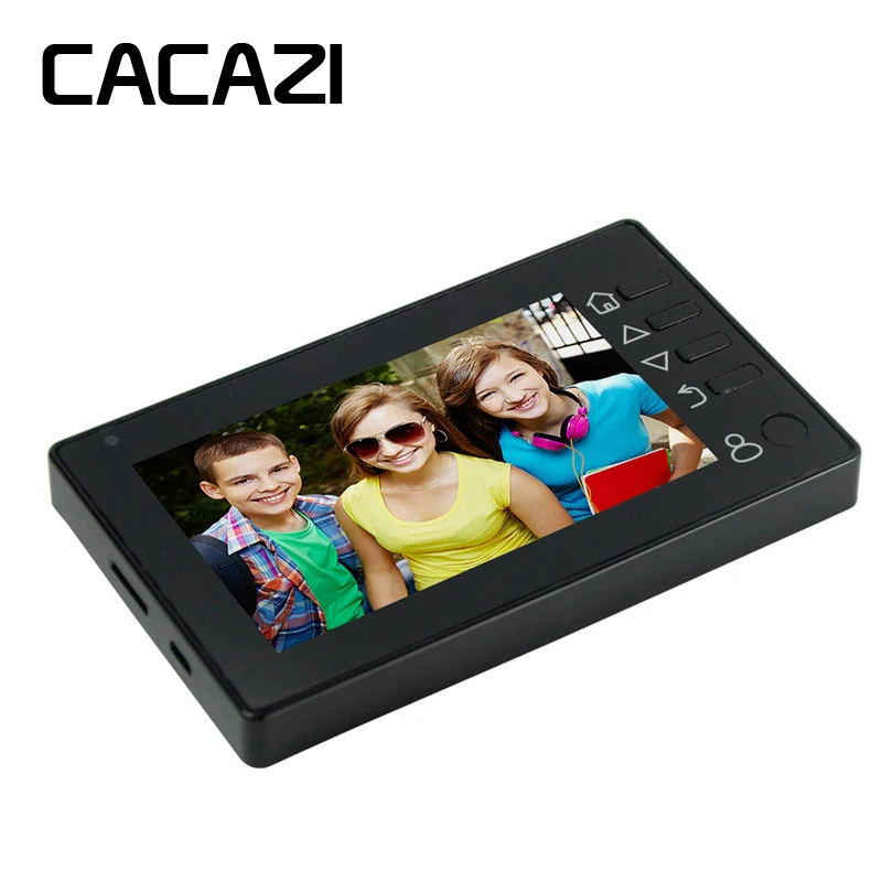 2 4 дюйма голосовой домофон дверной звонок с функцией записи камера глазок экран