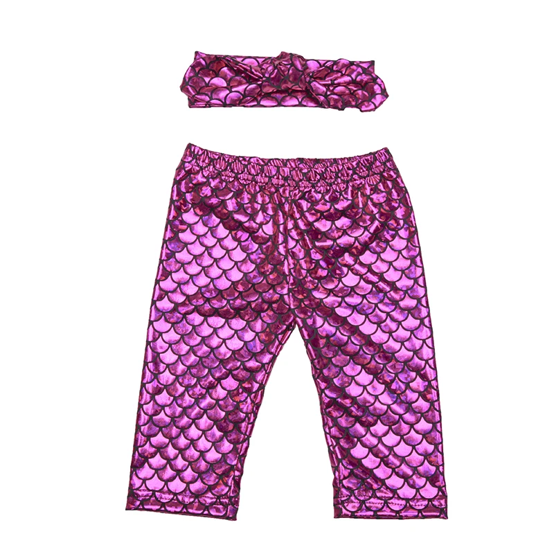 Детские Младенцы для девочек маленькие изумрудные зеленые металлические штаны в