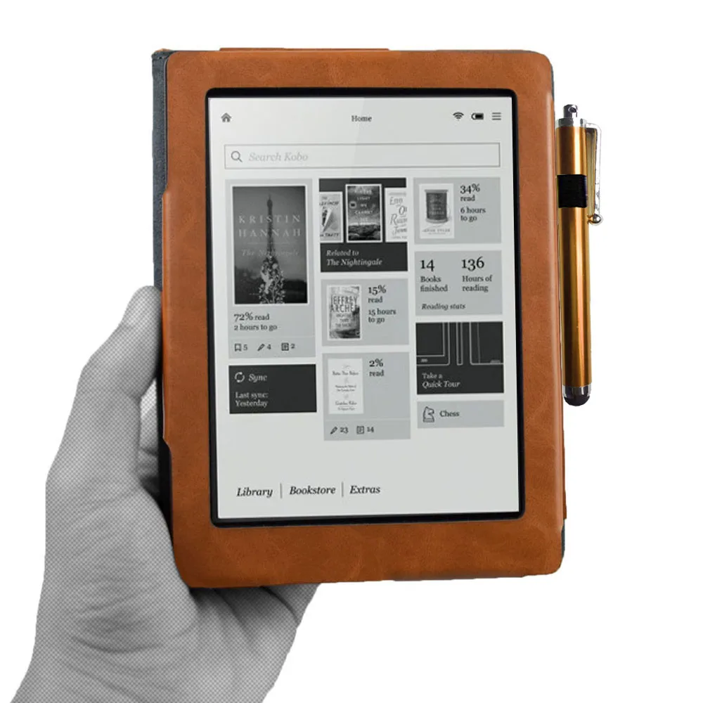 Высококачественный чехол книжка для Capa Kobo Aura N514 модель электронной книги с