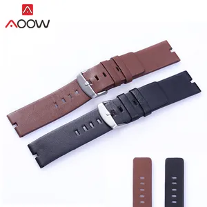 Ремешок кожаный для Moto 360, сменный Браслет для смарт-часов Motorola Moto360 чёрный коричневый 22 мм для мужчин и женщин