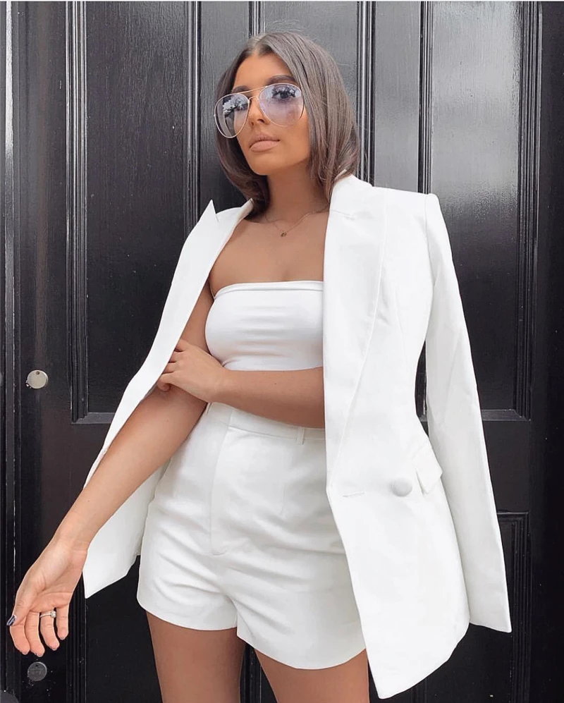 Colysmo Sexy Blazer Dress Women Autumn Slim Fit Bodycon Pockets Ffice Lady Short Dress Double Breasted Work Wear Pink Dress