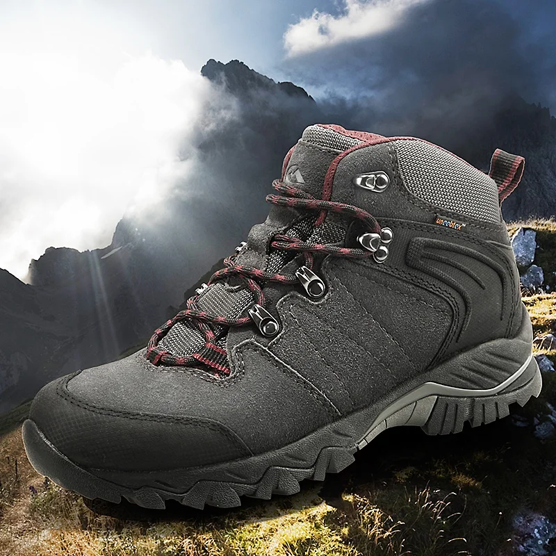 Clorts походные ботинки для активного отдыха альпинистские ботинки водонепроницаемые коровья замша охотничьи ботинки Нескользящие спортивные кроссовки походная обувь HKM-822A/G