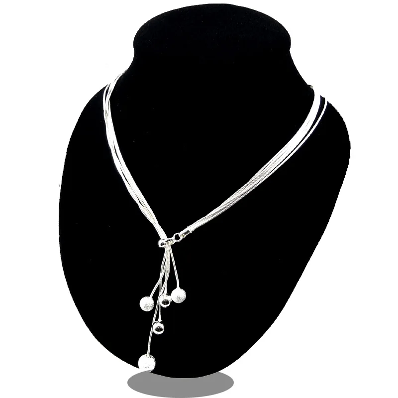 Ожерелье женское с кулоном в виде шара 0 6 карат|fashion necklace|necklace fashioncharm necklace |