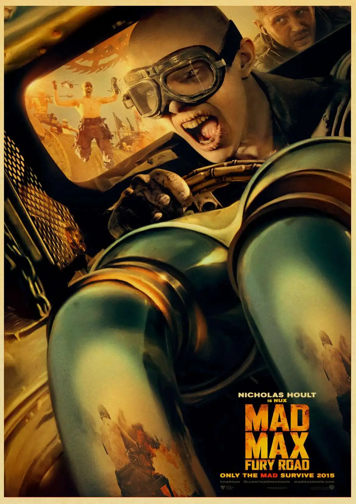 Фильм плакат MAD MAX Арт Ретро плакат Принт фильм картина для гостиной украшение стены живопись обои