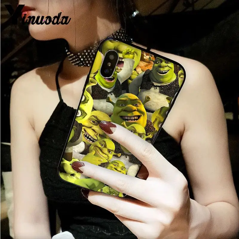 A12 Yinuoda тупой и прекрасный Шрек DIY печать рисунок чехол для телефона крышка оболочка для Apple iPhone 8 7 6 6S Plus X XS MAX 5 5S SE XR - Цвет: A12