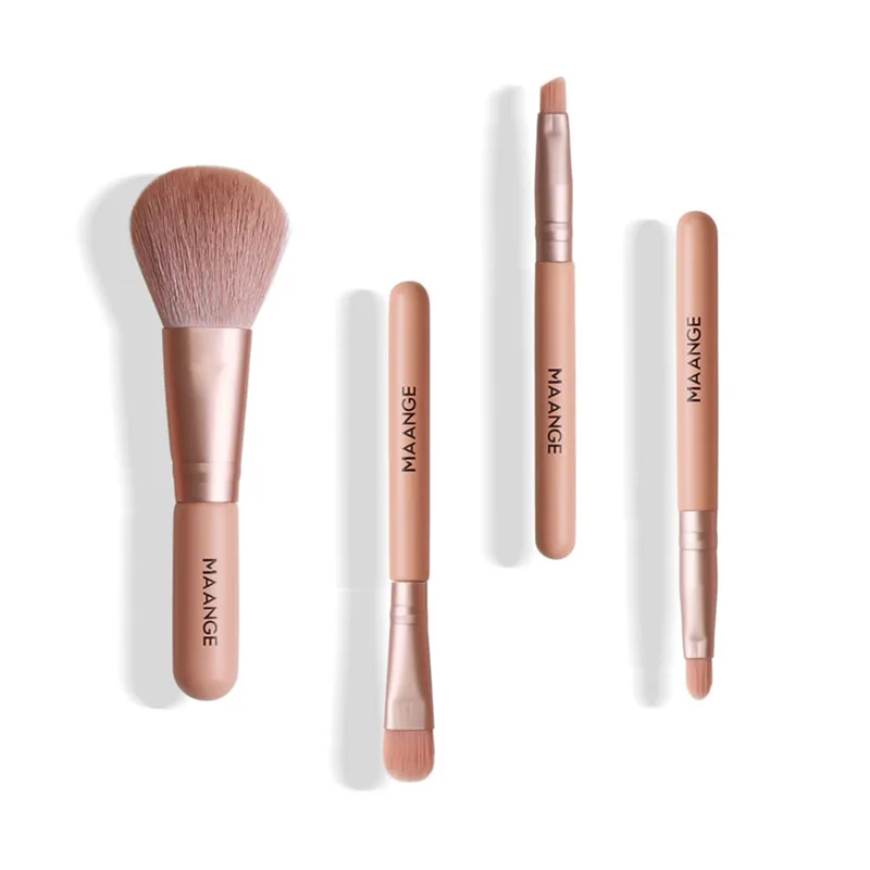 MAANG 4 шт./лот портативная Мини Кисть для основы макияжа Кисти Косметическая кисть