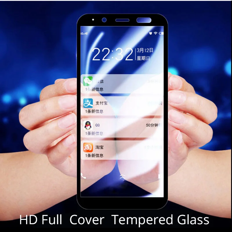 Защитная пленка для экрана телефона Samsung J6 2018 SM-J600F 5 6 ''полное покрытие