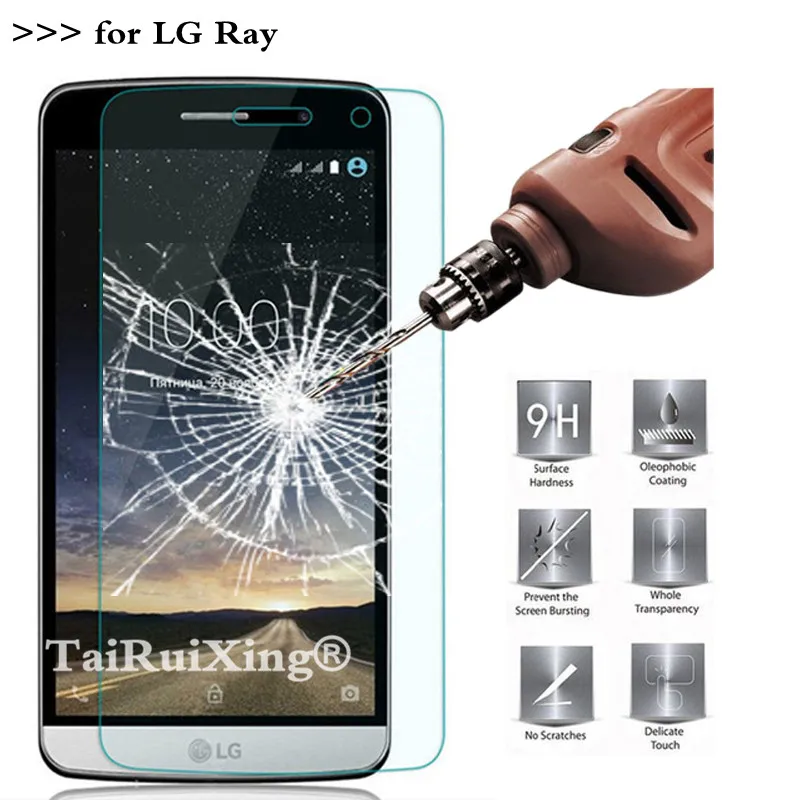 10 шт./лот закаленное Стекло для LG Ray Экран протектор Закаленное Ray/зоны X190 X180