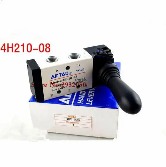 Бесплатная доставка Airtac 4H210-08 порт 1/4 &quotBSP ручные клапаны управления 5 способ